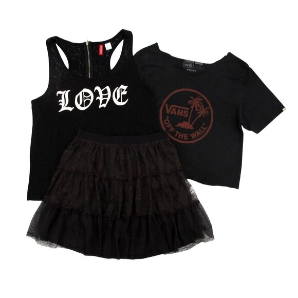 Alt Grunge Outfit Bundle –Womens Medium Vans, AE, H&M - Picture 1 of 16